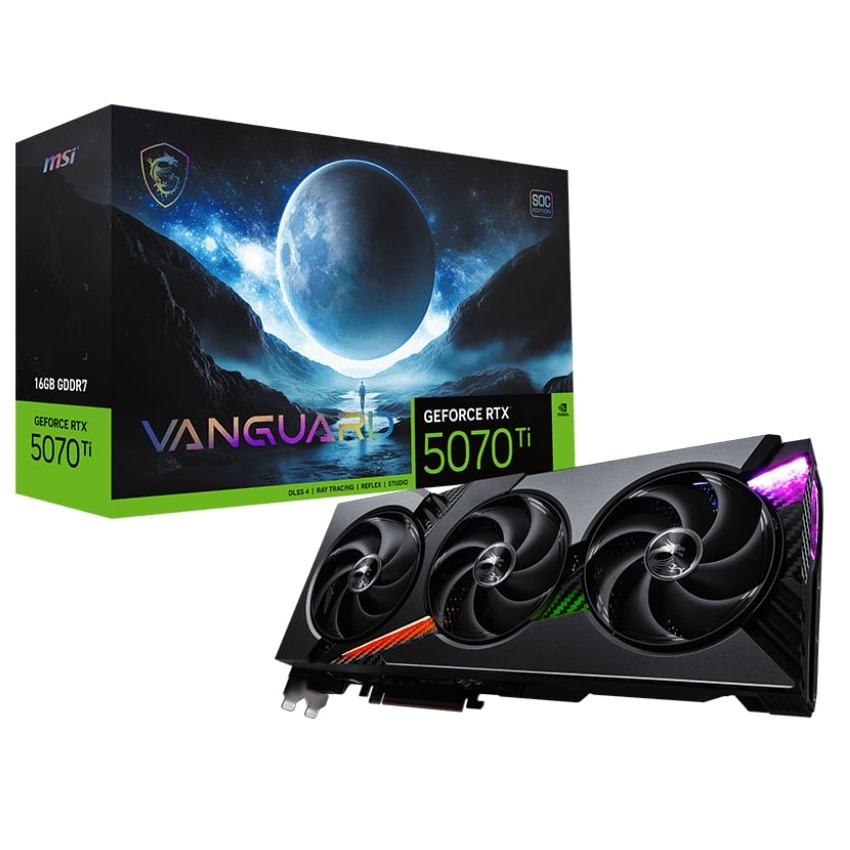 GPU RTX 5070 TI 16GB SOC MSI VANGUARD